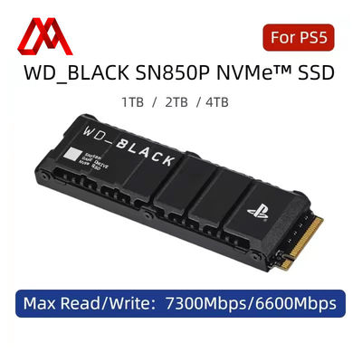 WD SONYSN850P SSD 플레이스테이션 5 스토리지 확장 웨스턴 디지털 외장 하드 드라이브 SN850P-1T/2T/4T